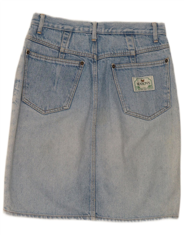 Mason's Damen-Jeansrock W28 Mittelblau