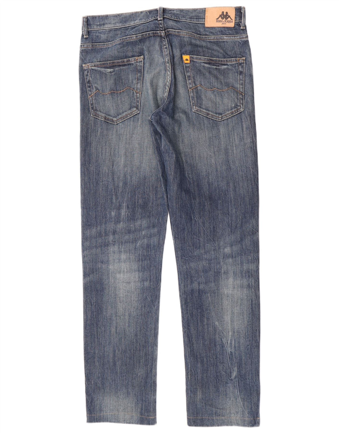 Kappa Herren Perfect Fit Straight Jeans W32 L31 Blaue Baumwolle