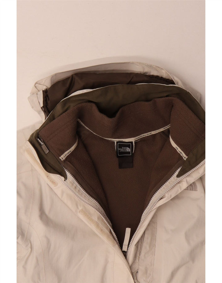The North Face Damen-Windbreaker-Jacke UK 14 Medium Off White Polyester