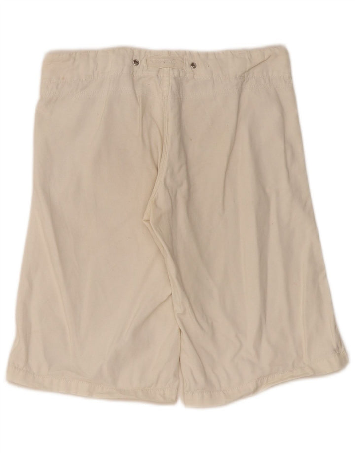 Diesel Damen Chinoshorts W26 Small Weiße Baumwolle