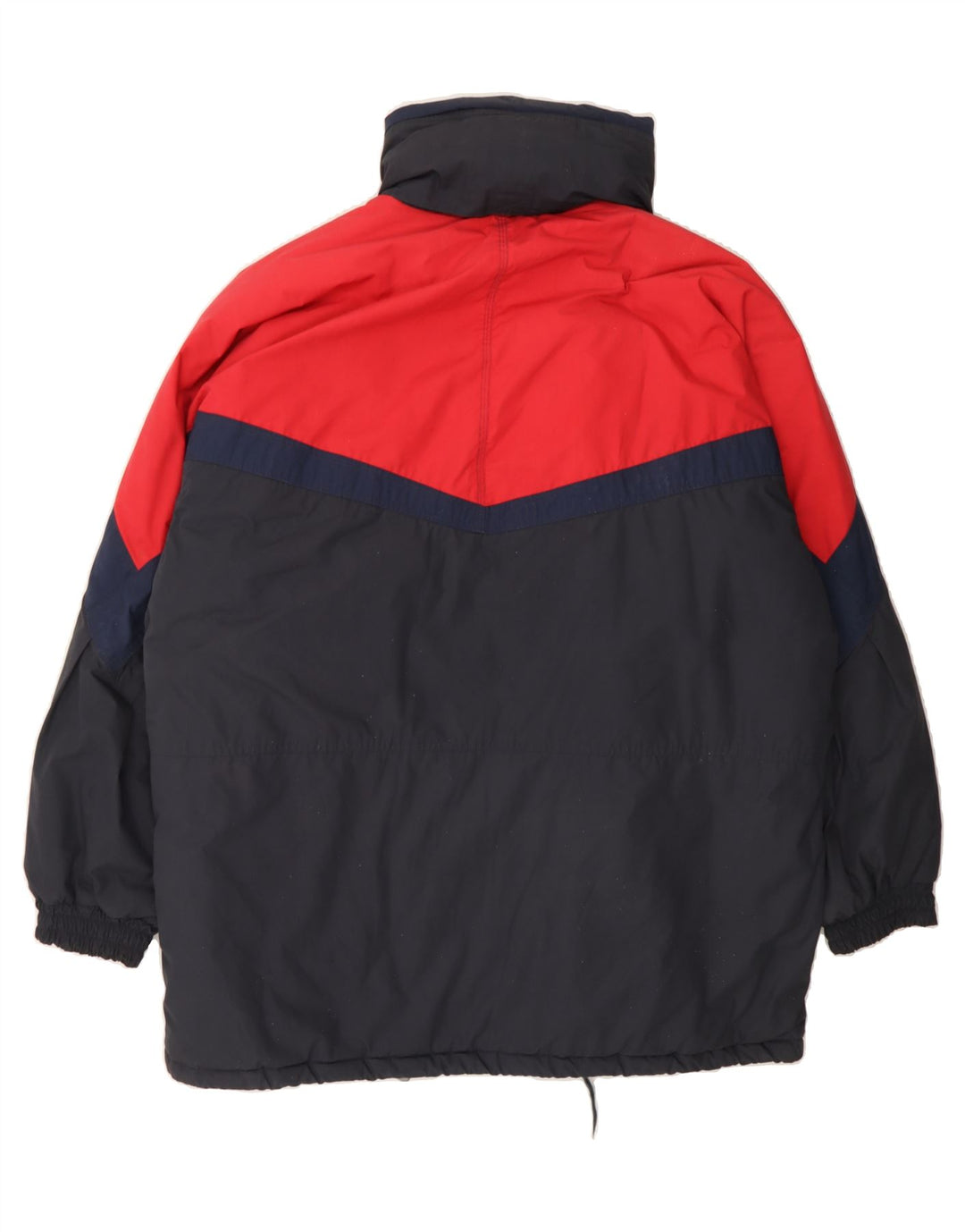 BRUGI Mens Windbreaker Jacket IT 54 2XL Black Colourblock Vintage Brugi and Second-Hand Brugi from Messina Hembry 