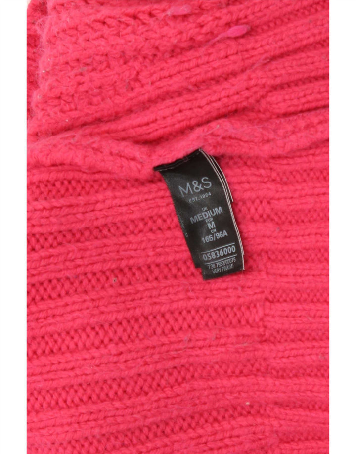 Marks & Spencer Rollkragenpullover für Damen, Gr. 12, Mittelrosa