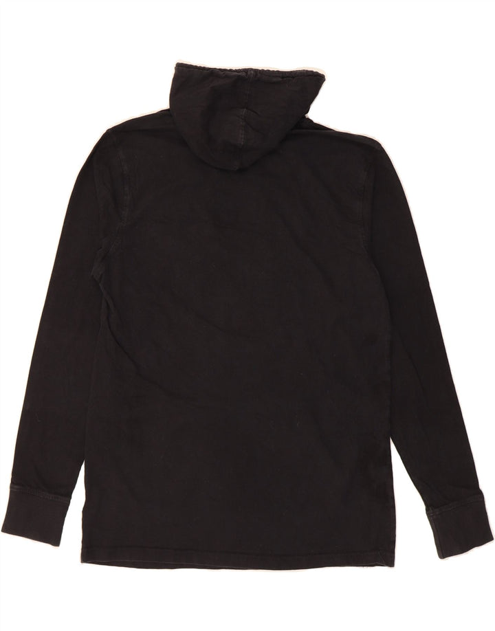 CHAMPION Mens Hooded Top Long Sleeve Medium Black Cotton Vintage Champion and Second-Hand Champion from Messina Hembry 