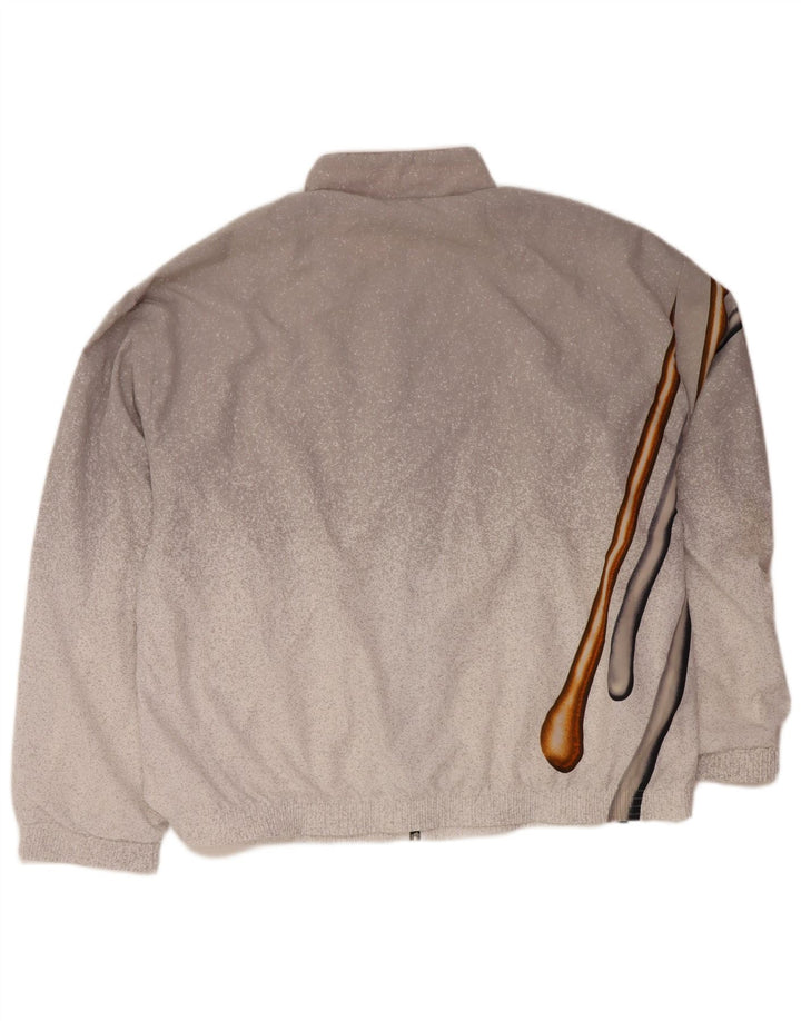 AUSTRALIAN L'ALPINA Herren-Trainingsanzug-Oberteiljacke IT 54 XL Grau meliert