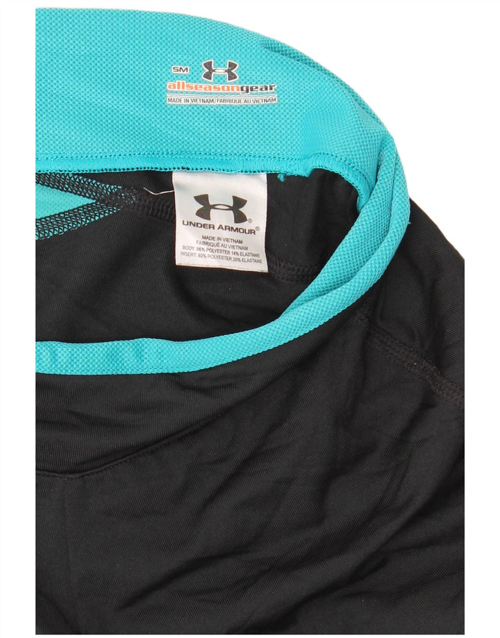 Under Armour Capri-Trainingshose für Damen, UK 10, Größe S, Schwarz, Polyester