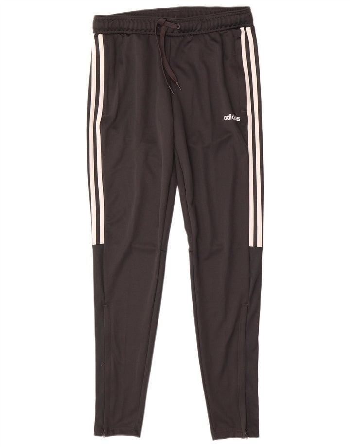 Adidas Damen Climalite Trainingshose UK 8/10 Small Grau Polyester