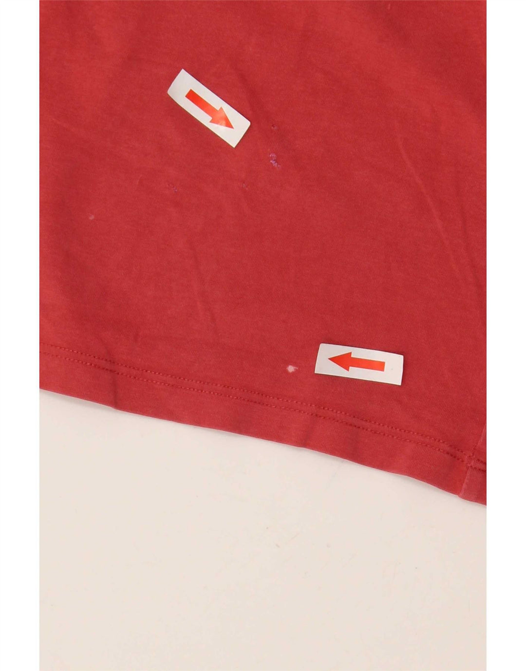 Max Mara Damen Weekend Ärmelloses Crop Top UK 14 Große rote Baumwolle