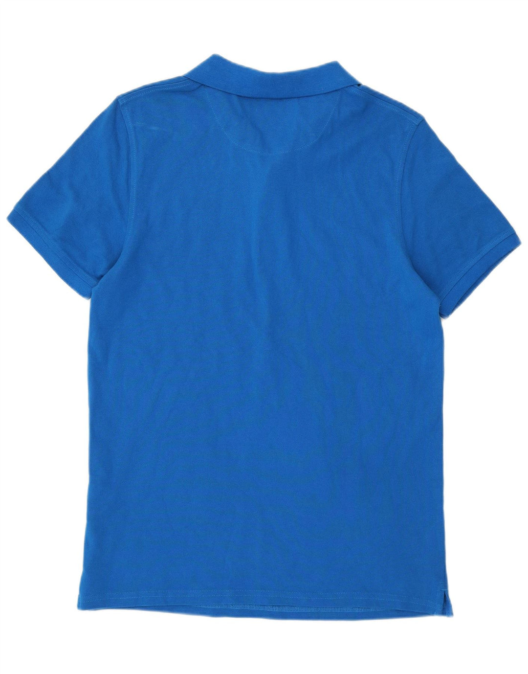 Lyle & Scott Herren-Poloshirt aus mittelblauer Baumwolle