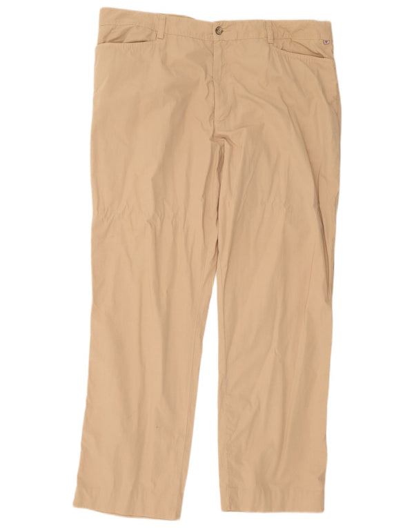 Pierre Cardin Herren gerade Freizeithose IT 54 2XL W42 L31 Beige Baumwolle
