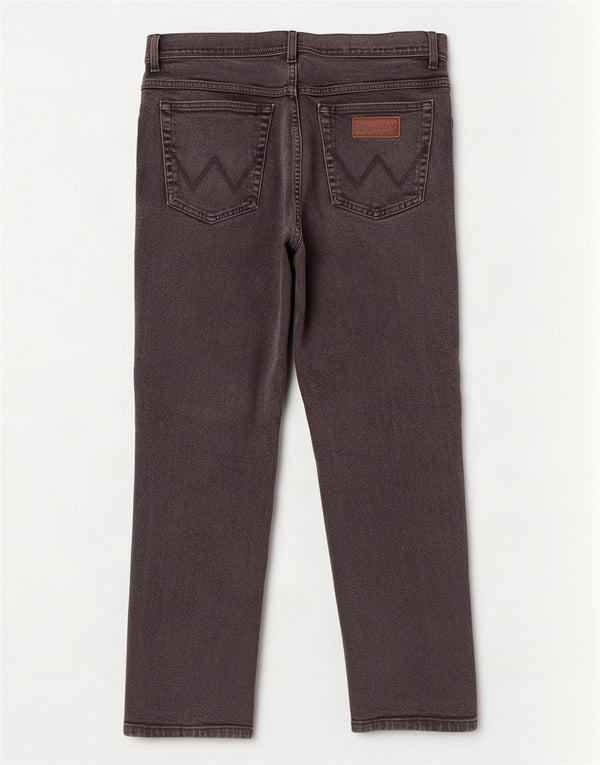 Wrangler Herren Texas Straight Jeans W35 L30 Schwarze Baumwolle