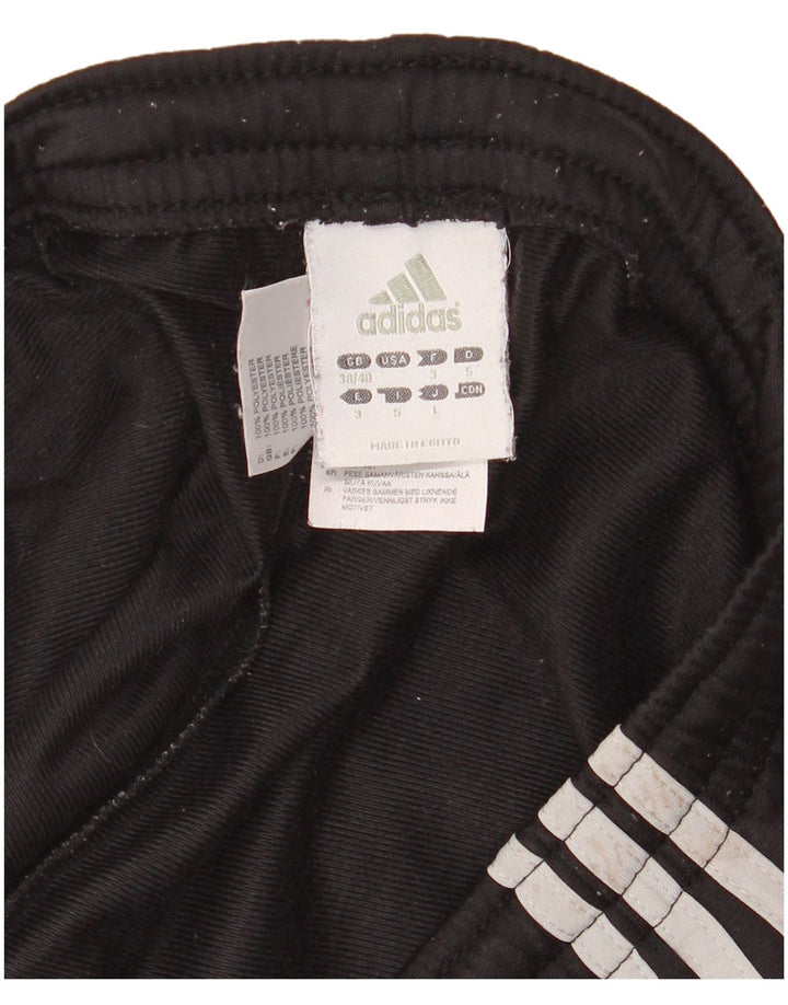 Adidas Herren-Trainingshose UK 38/40 Mittelschwarzes Polyester