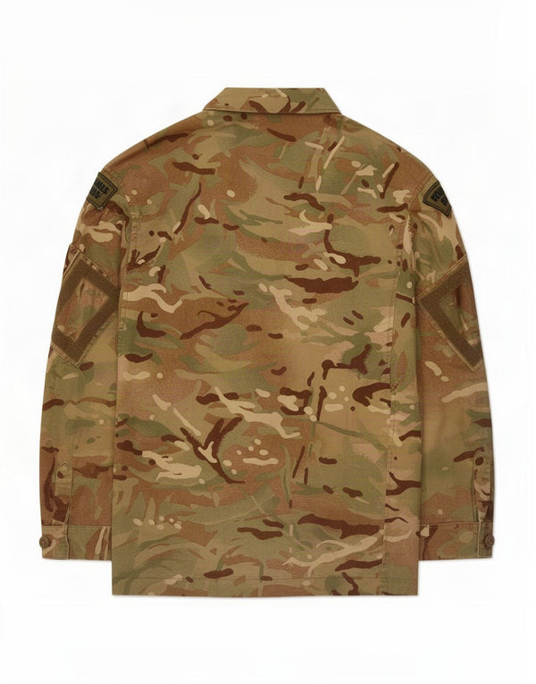 Vintage Herren Militärjacke UK 36 Small Khaki Camouflage