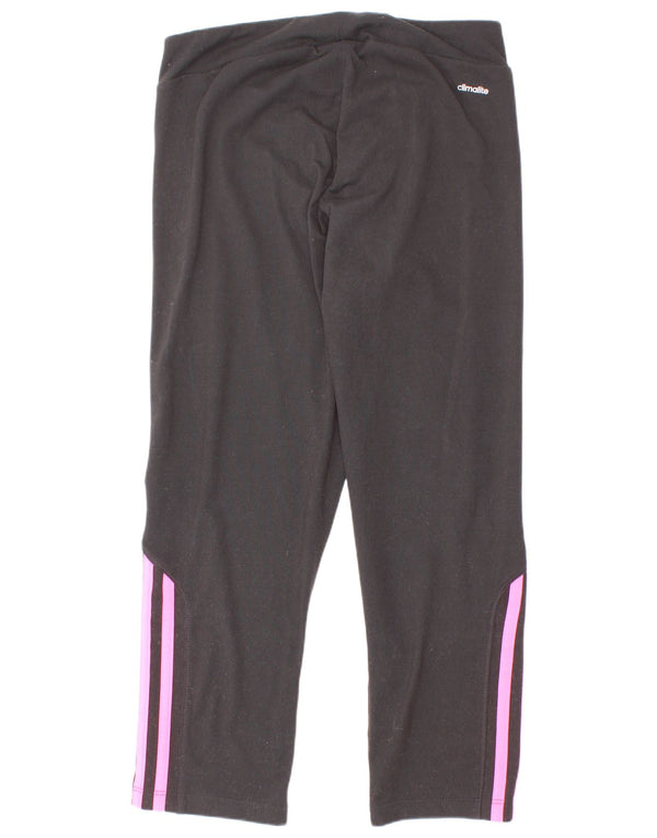 Adidas Damen Climalite Capri Leggings UK 4/6 XS Schwarz