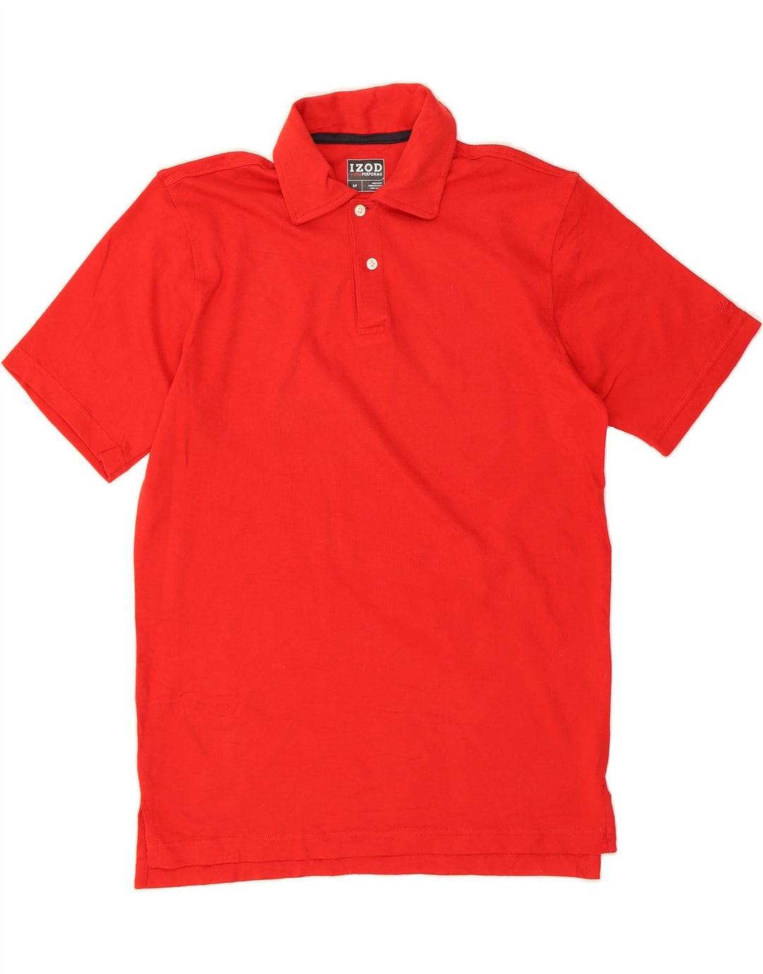 IZOD Mens Polo Shirt Small Red Cotton Vintage Izod and Second-Hand Izod from Messina Hembry 