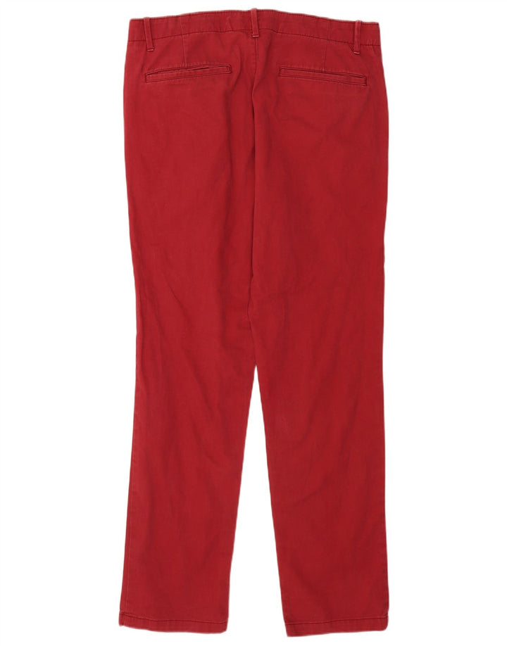 Gap gerade Chino-Hose für Herren, W34, L32, rote Baumwolle