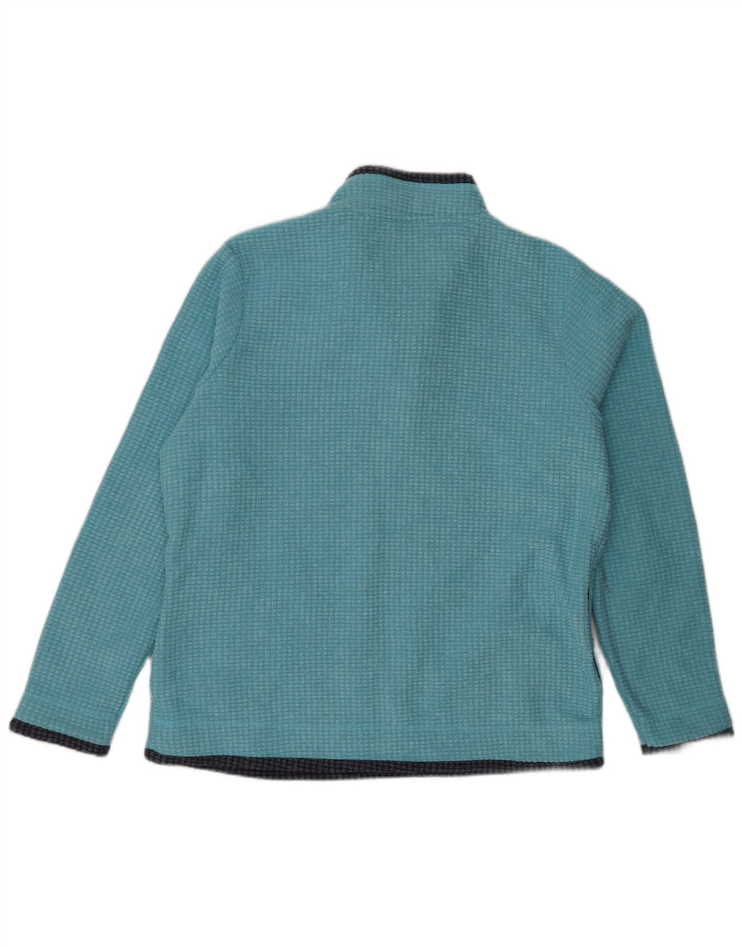 Weird Fish Damen-Fleecepullover mit Reißverschluss am Hals, UK 16, Größe L, Blau, Polyester