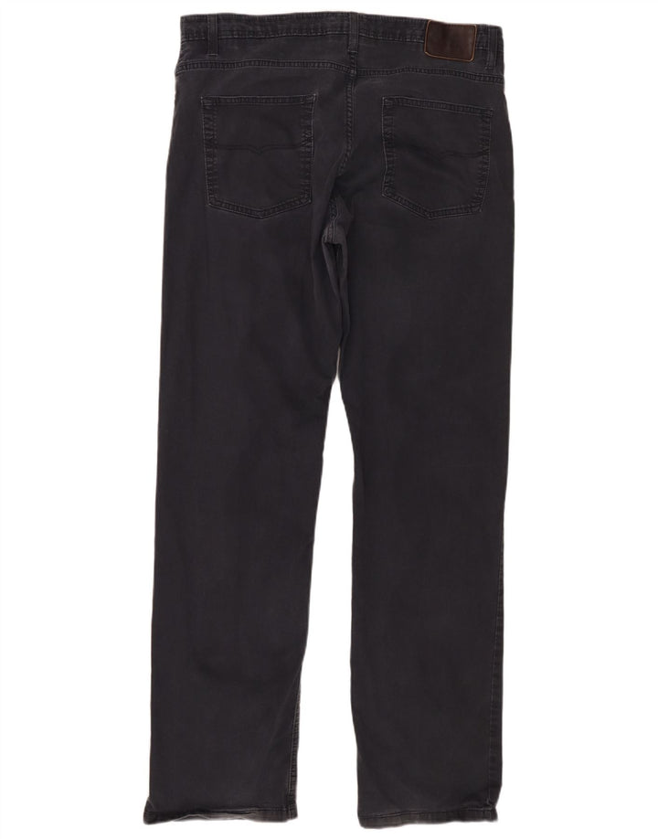 Marks & Spencer Herren Blue Harbor Freizeithose W36 L33 Marineblau