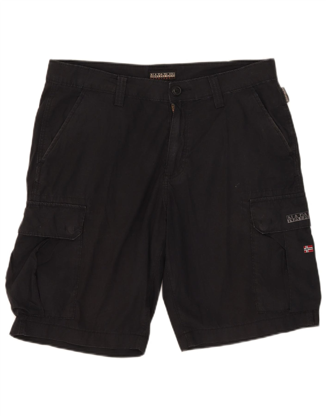 Napapijri Herren Geographic Cargo Shorts W33 Medium Marineblau Baumwolle