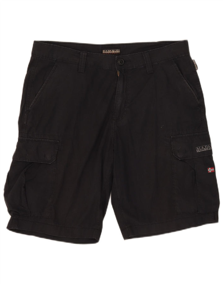 Napapijri Herren Geographic Cargo Shorts W33 Medium Marineblau Baumwolle