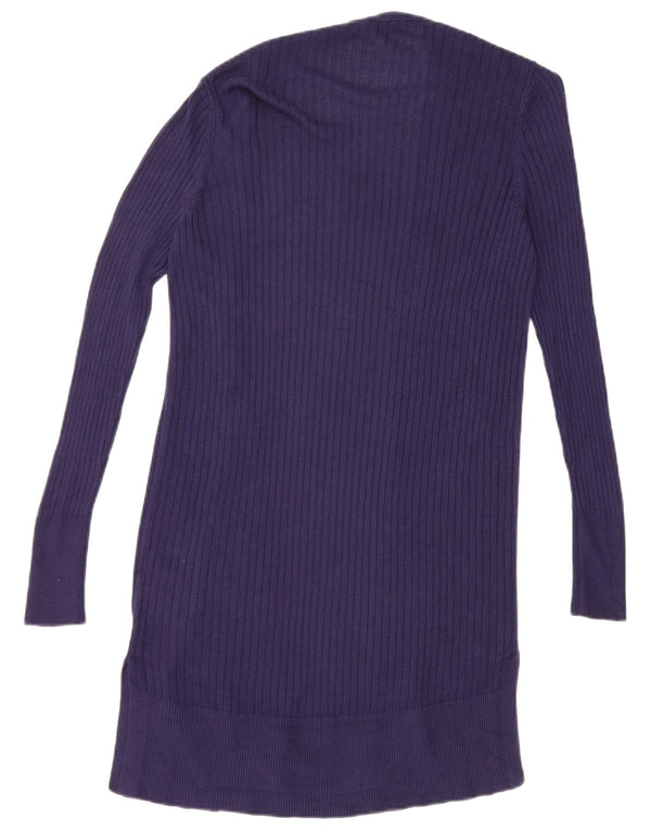 Oasis Damen-Strickjacke, übergroß, lang geschnitten, offen, Gr. 6, XS, Marineblau