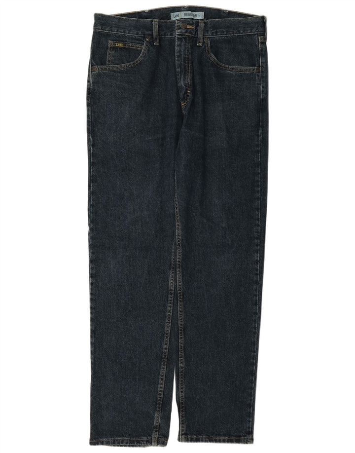 Lee Herren-Jeans mit normaler Passform, gerade Passform, W34, L32, Blau, Baumwolle
