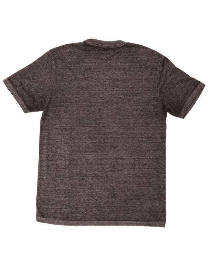 Hard Rock Cafe Herren Malta Grafik-T-Shirt aus mittelgrauer Baumwolle