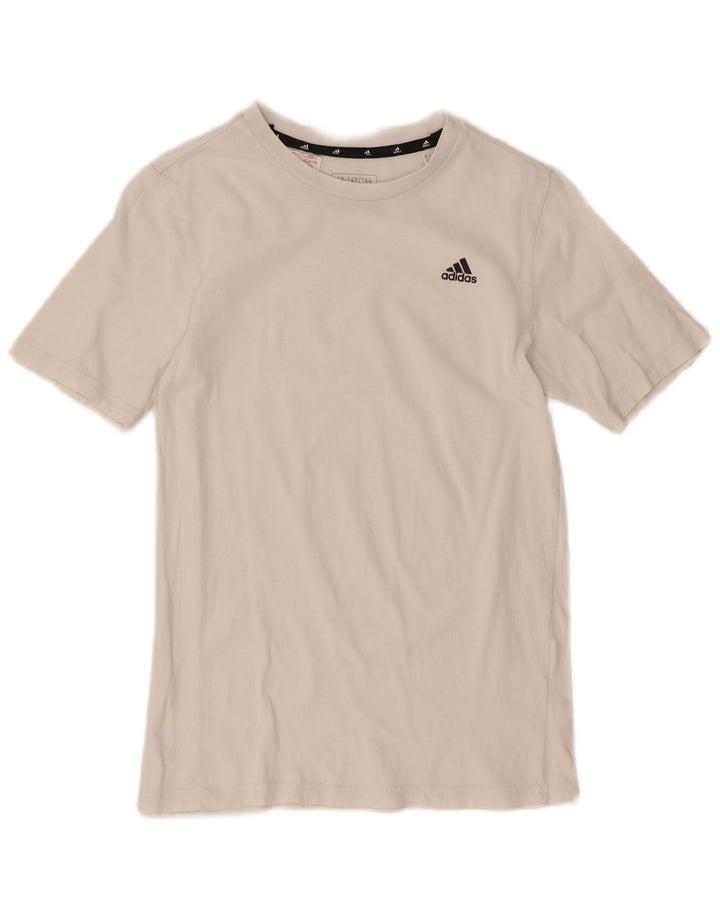 Adidas Jungen T-Shirt Top 13-14 Jahre Weiß