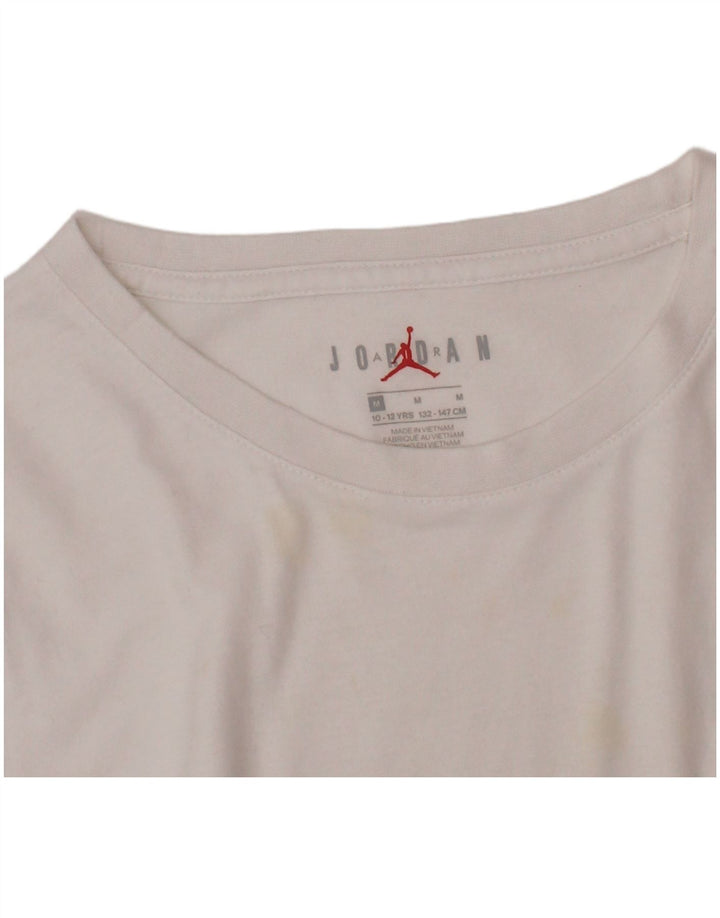 JORDAN Grafik-T-Shirt für Jungen, 10–11 Jahre, mittelweiß