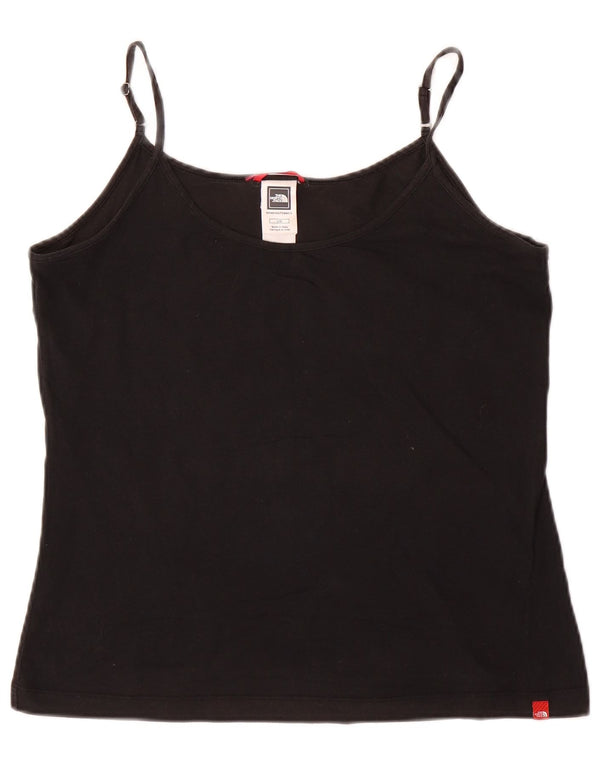 THE NORTH FACE Damen Cami Top UK 14 Large Schwarz Baumwolle