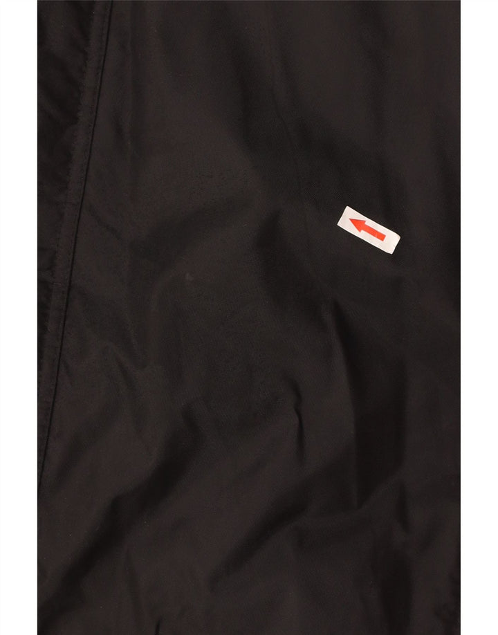 ADIDAS Herren-Windbreaker-Mantel UK 46/48 XL Schwarzes Colourblock-Polyamid