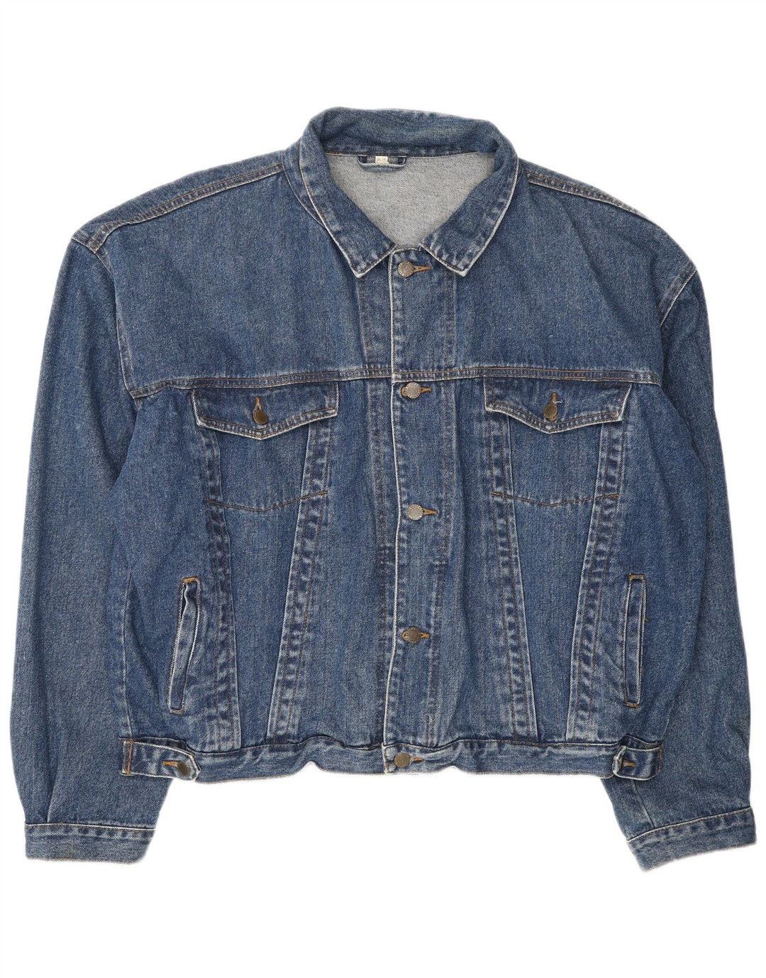 JOHN BAUER Herren Jeansjacke UK 48 4XL Blaue Baumwolle