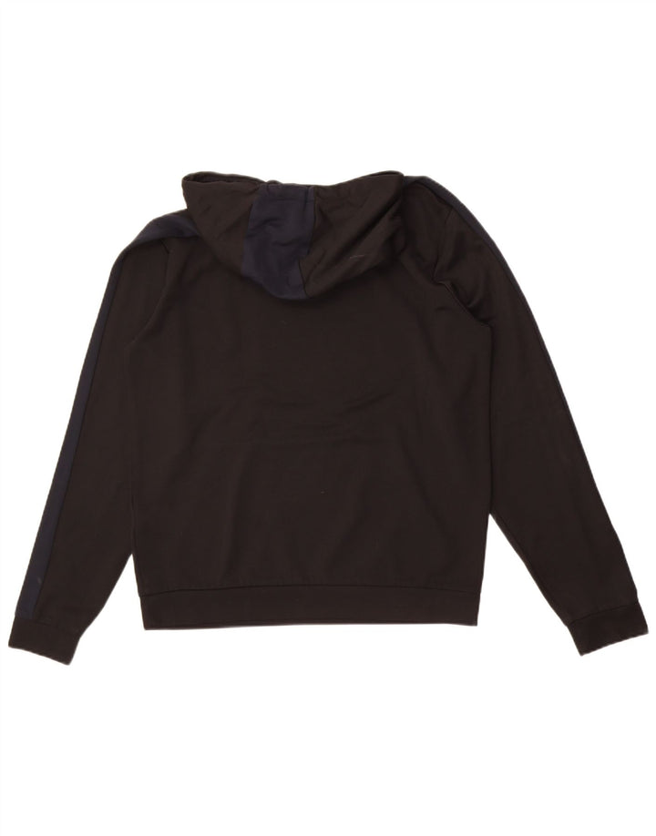 Armani Exchange Herren-Kapuzenpullover mit Grafik, mittelschwarz, Polyester