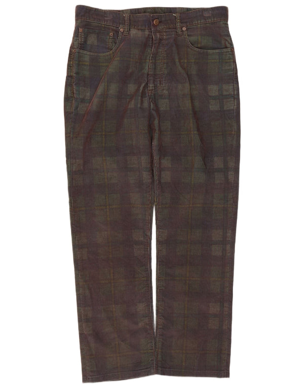 Marlboro Classics Herren-Cordhose W34 L29 Mehrfarbig kariert