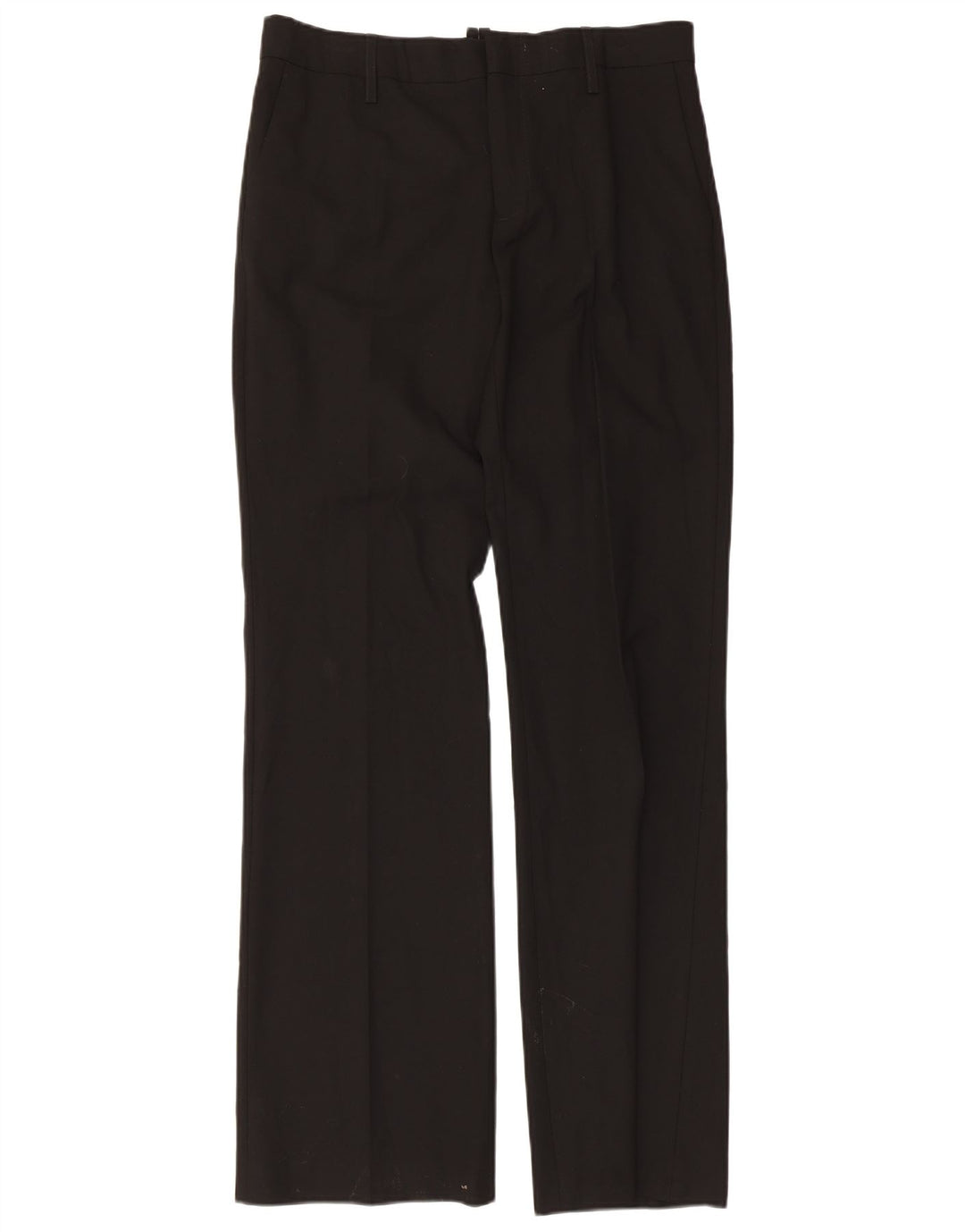 Gerade Chino-Hose für Damen von Zara, EU 40, Mittel W30 L34, Schwarz, Polyester