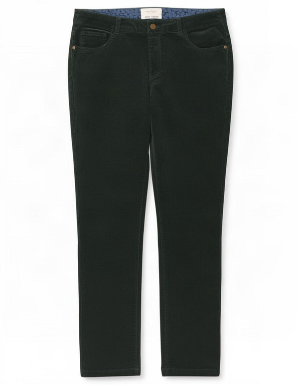 Seasalt Cornwall Womens Corduroy Trousers UK 12 Medium W34 L30 Green