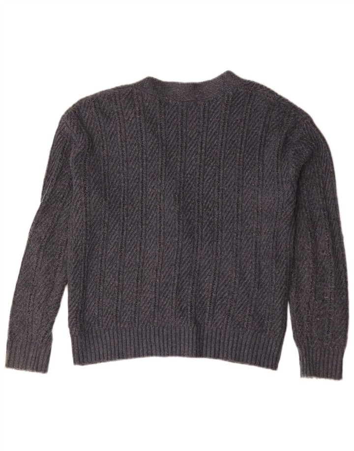 Marks & Spencer Damen-Strickjacke in Übergröße, Gr. 10, Größe S, Grau