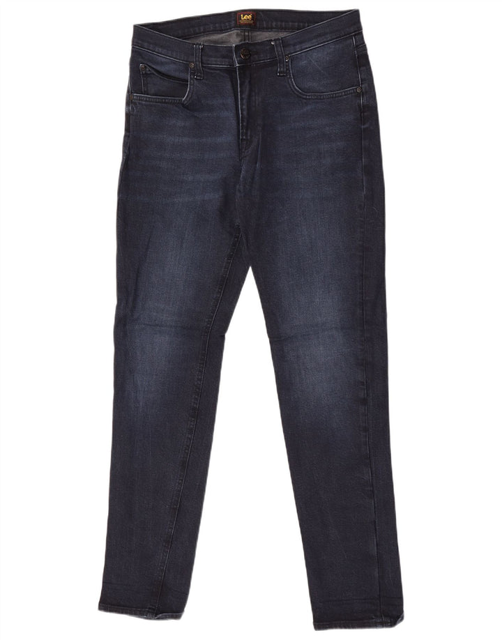 Lee Herren Arvin Slim Jeans W30 L30 Blaue Baumwolle