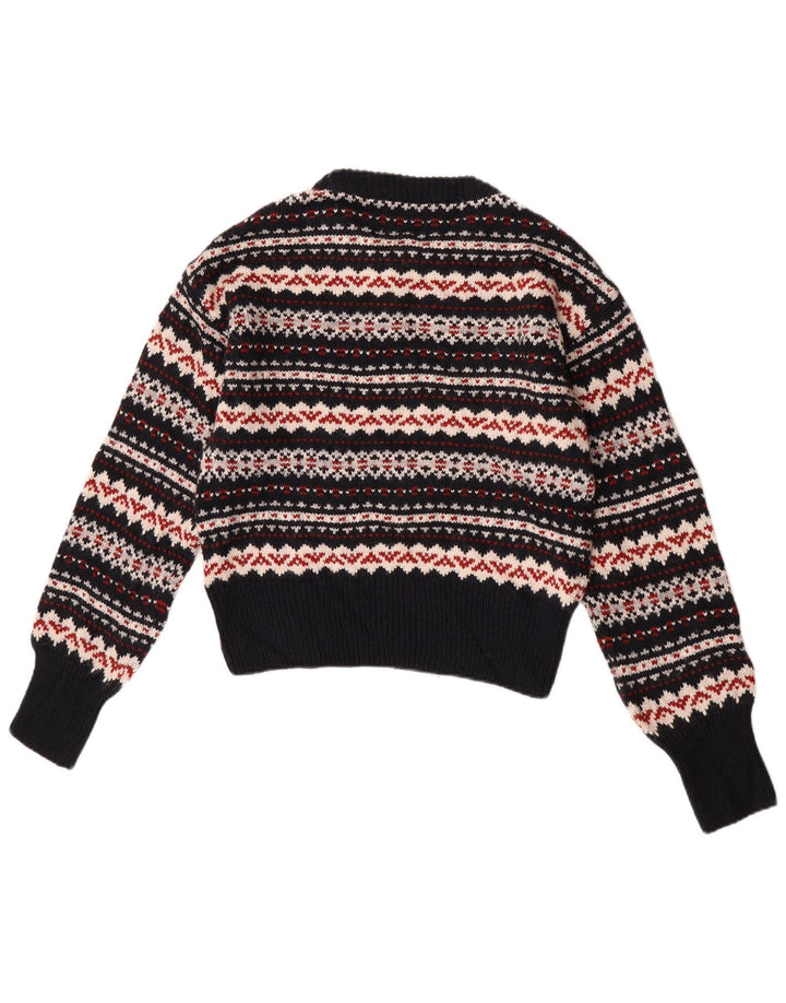 Superdry Damen-Pullover mit Rundhalsausschnitt, UK 14, Größe L, mehrfarbig