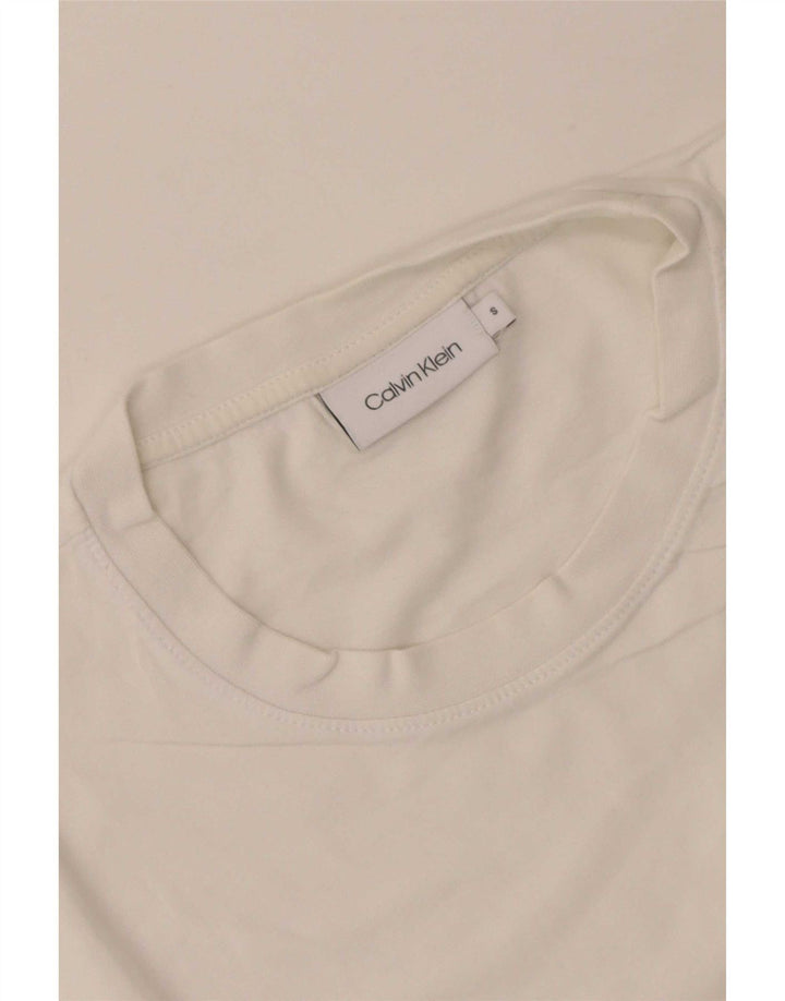 Calvin Klein Herren T-Shirt Top Small Weiß