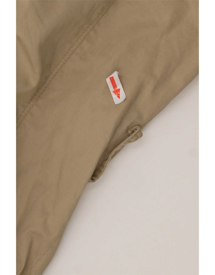 Zara Damen Trenchcoat UK 16 Large Beige Baumwolle