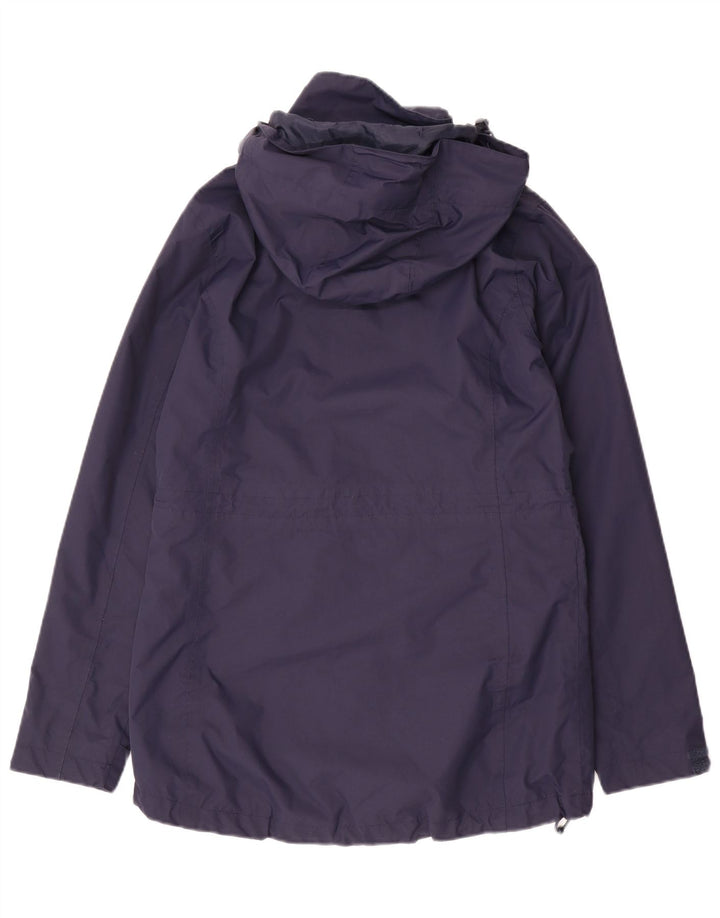 Mountain Warehouse Damen-Regenmantel mit Kapuze, UK 10, Größe S, marineblaues Nylon