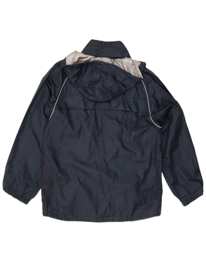 Umbro Herren-Regenjacke mit Kapuze, UK 36, Größe S, Marineblau, Polyester