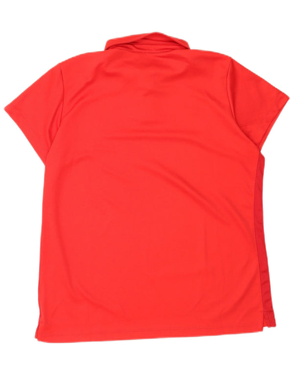 Nike Damen Dri Fit Poloshirt UK 18 XL Rot