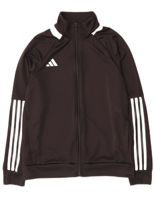 Adidas Jungen Aeroready Trainingsanzug Top Jacke 13–14 Jahre Schwarz Farbblock