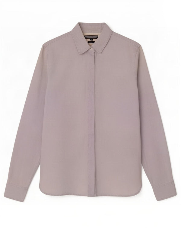 Tommy Hilfiger Damen-Hemd mit normaler Passform, US 2 XS, blau gepunktete Baumwolle