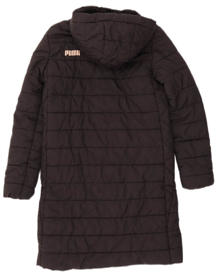 Puma Damen Kapuzenmantel, gepolstert, UK 6, XS, Schwarz, Polyester