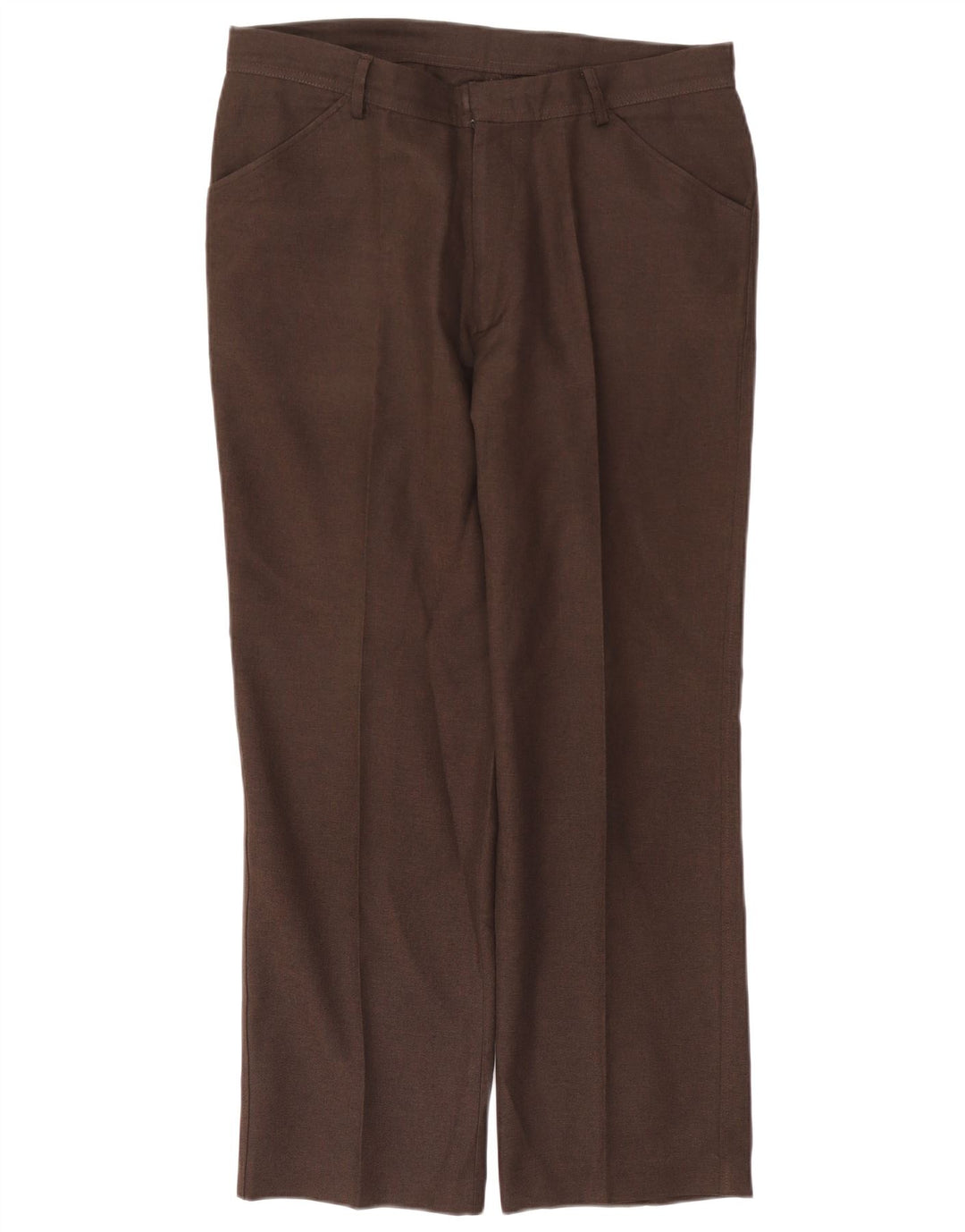 Farah Herren-Freizeithose, gerade, W36, L29, braun, Polyester