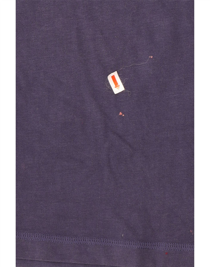 Puma Herren Grafik T-Shirt Top Small Marineblau Baumwolle