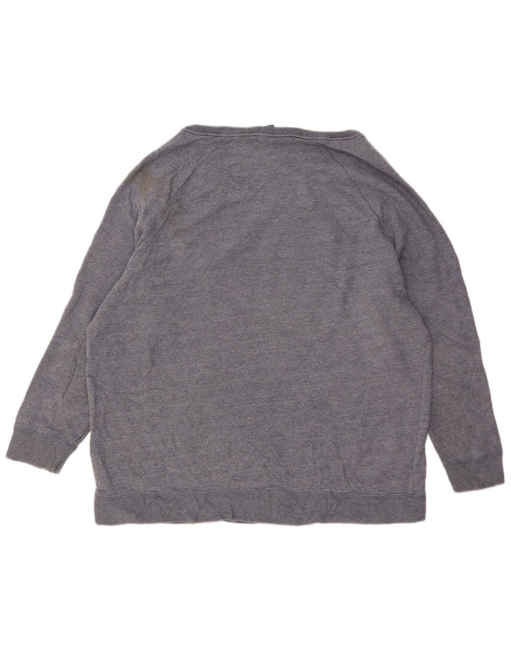 Nike Herren Grafik-Sweatshirt-Pullover XL aus grauer Baumwolle