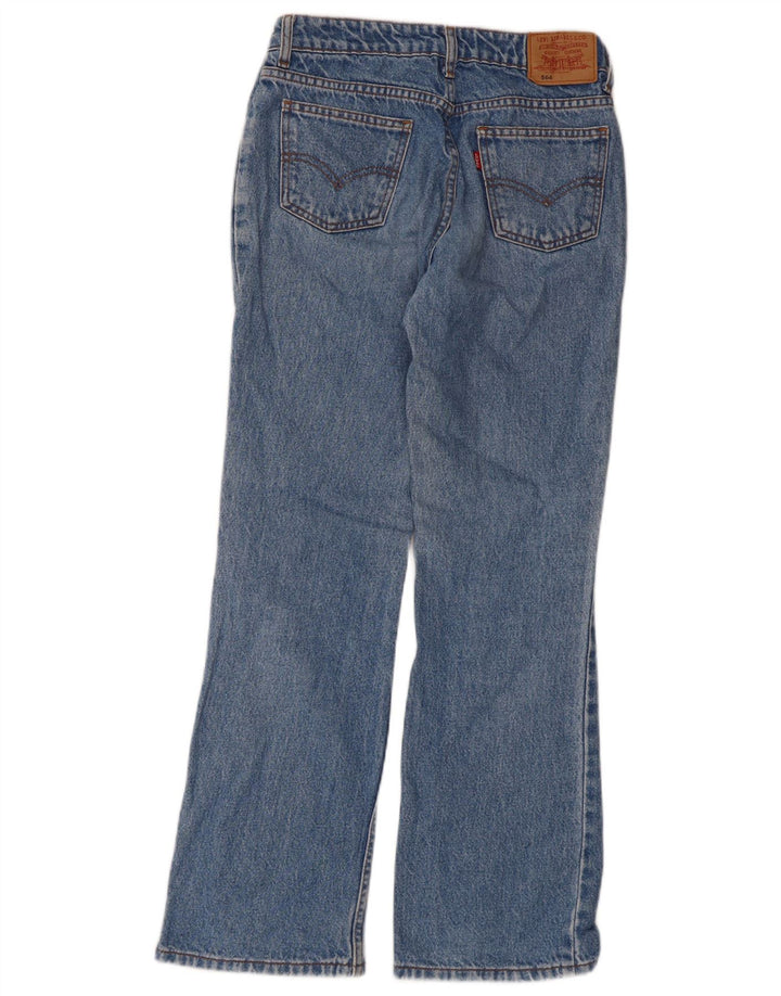 Levi's Damen 564 Relaxed Fit Straight Jeans W28 L29 Blau